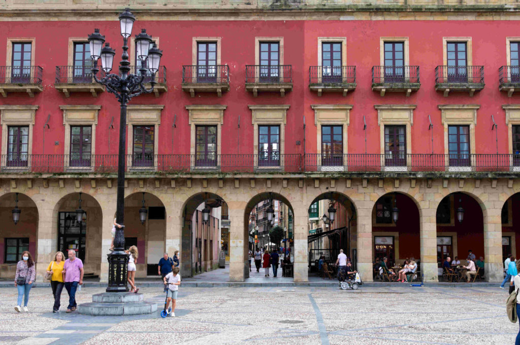 Plaza Mayor, Gijon, Asturies