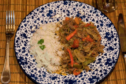 Ropa vieja cubaine