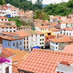 Vue de Cudillero en Asturies