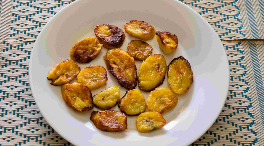 Platano macho frito